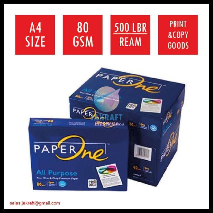 

SALE KHUSUS GOJEK GRAB! KERTAS HVS A4 80 GRAM GSM PAPERONE PAPER ONE SALE