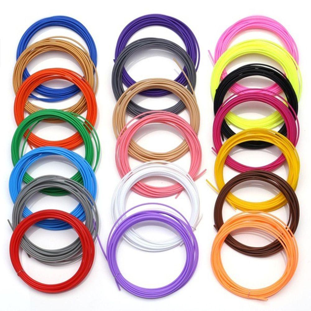 Rebuy Bahan Printing 3D Sekolah Pena 3D Aksesoris Stereoskopik Isi Ulang Modelling 1.75mm