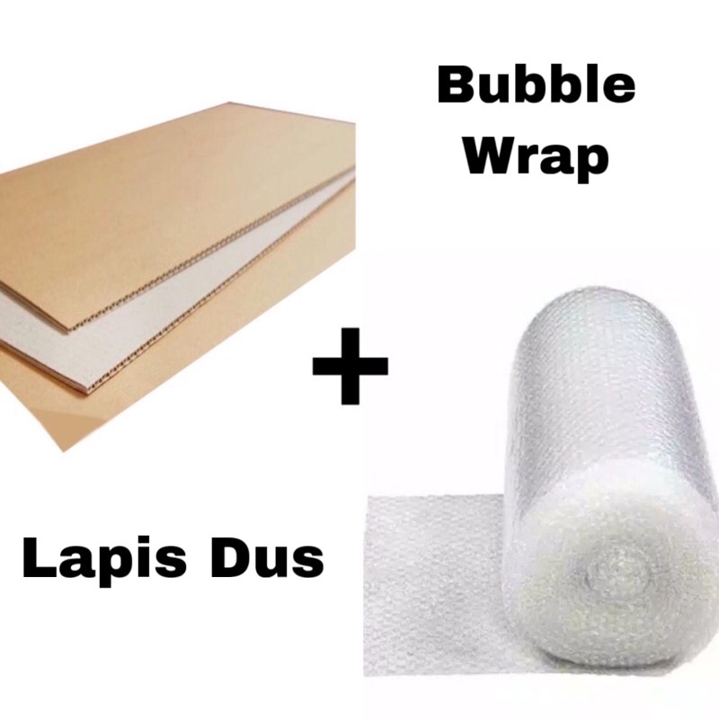 

BUBBLE WRAP DAN DUS UNTUK TAMBAHAN PACKING