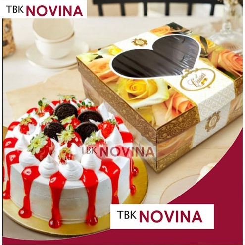 KOTAK KUE CAKE / BOX CAKE TART / DUS BOLU KUE ULANG TAHUN CAESAR LUX