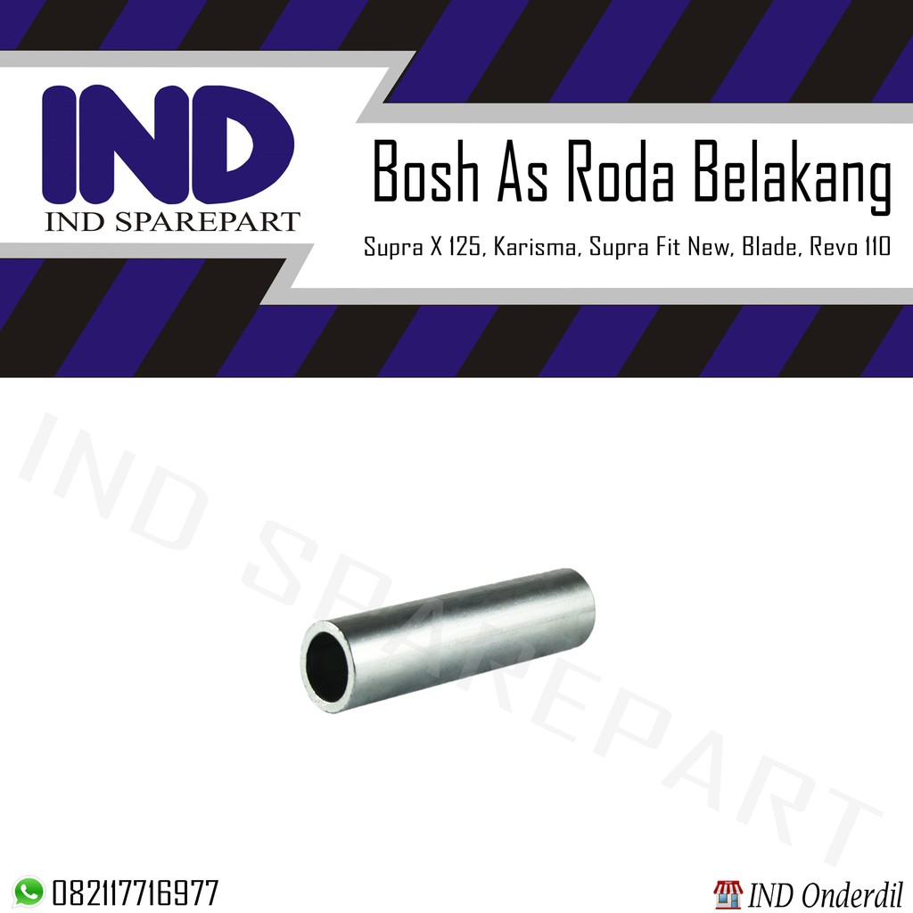 Bosh/Bos Laher/As Roda Tromol Belakang Supra X 125/Karisma/Supra Fit New/Blade/Revo Absolute/Revo