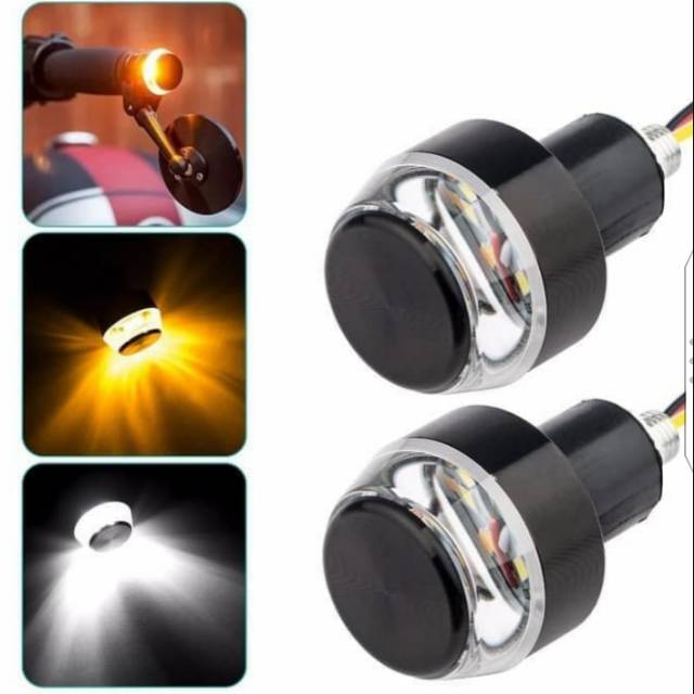 Ready Led Jalu Lampu Stang Motor Lampu Heandle 2 Mode Sen