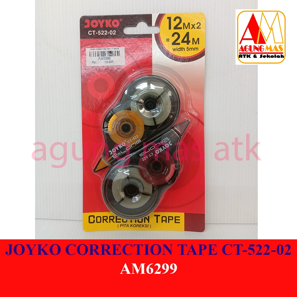 

JOYKO CORRECTION TAPE CT-522-02