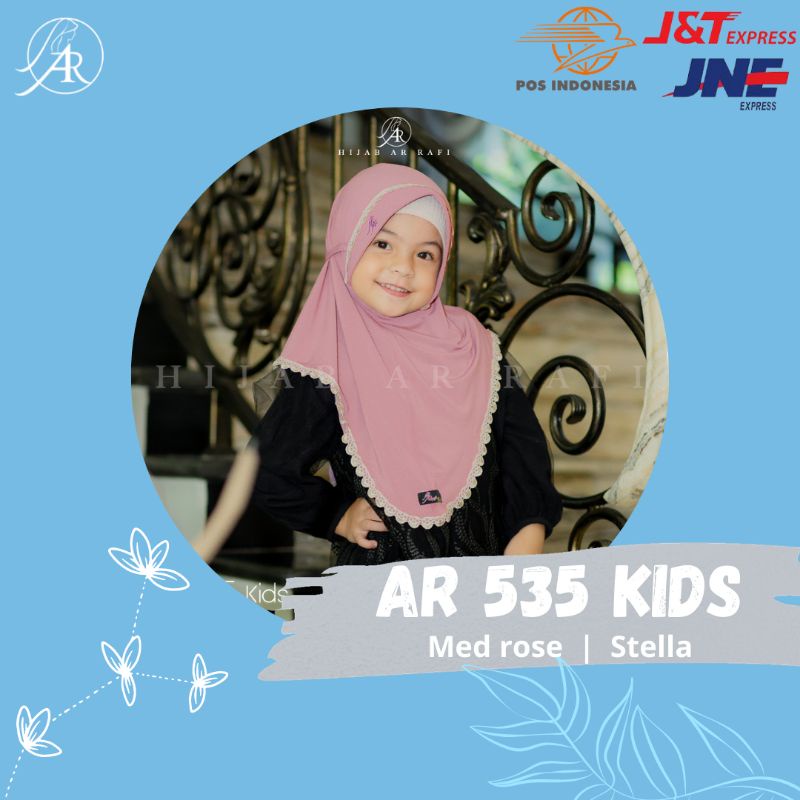 HIJAB JILBAB ARRAFI TERBARU KERUDUNG BERGO ANAK AR 535 KIDS
