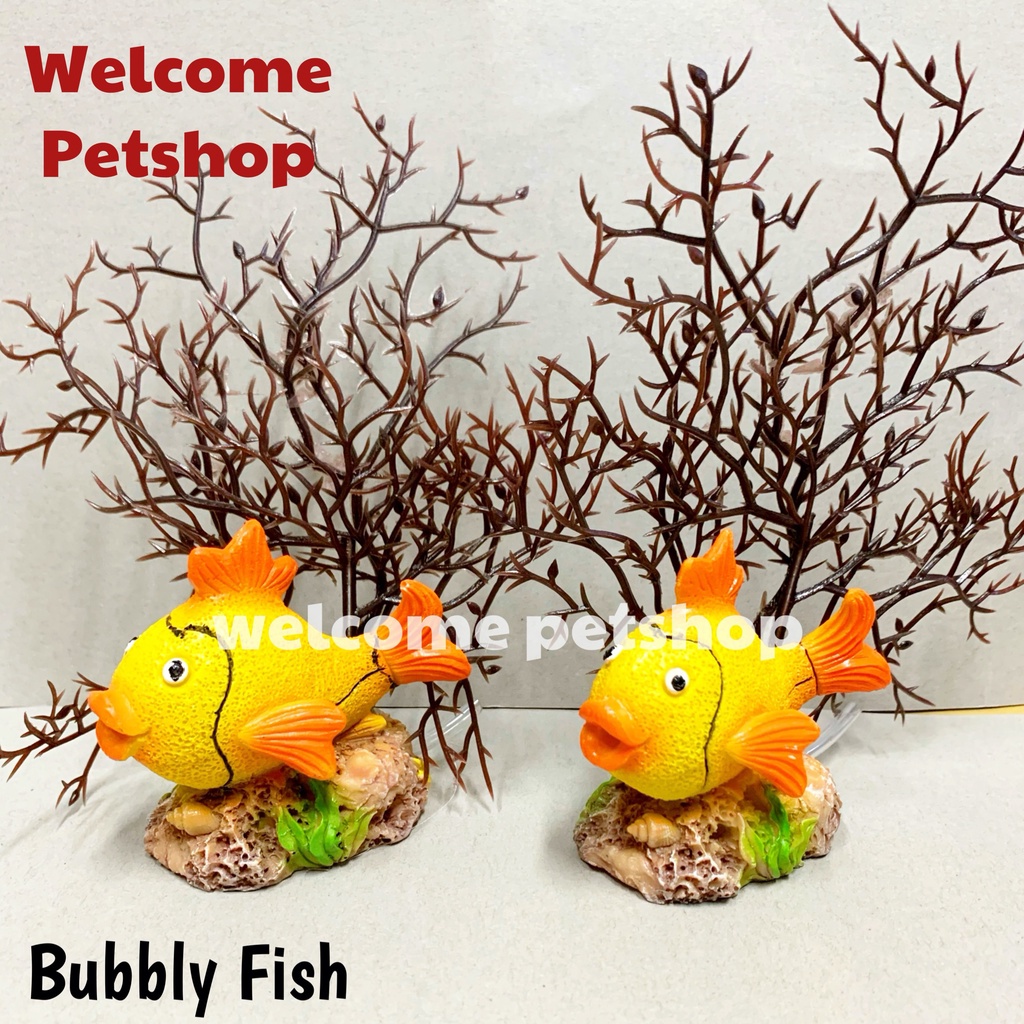 Bubbly Fish / Aksesoris Aquarium / Hiasan Aquarium