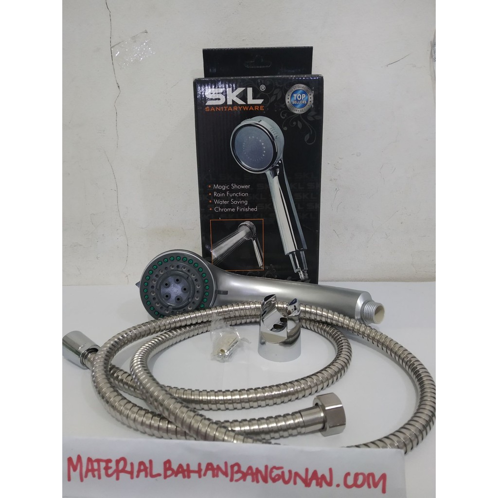 Magic Shower Wasser Set Gagang Selang SKL Semprotan Alat Mandi Sower  Hand Shower Mandi DISKON10