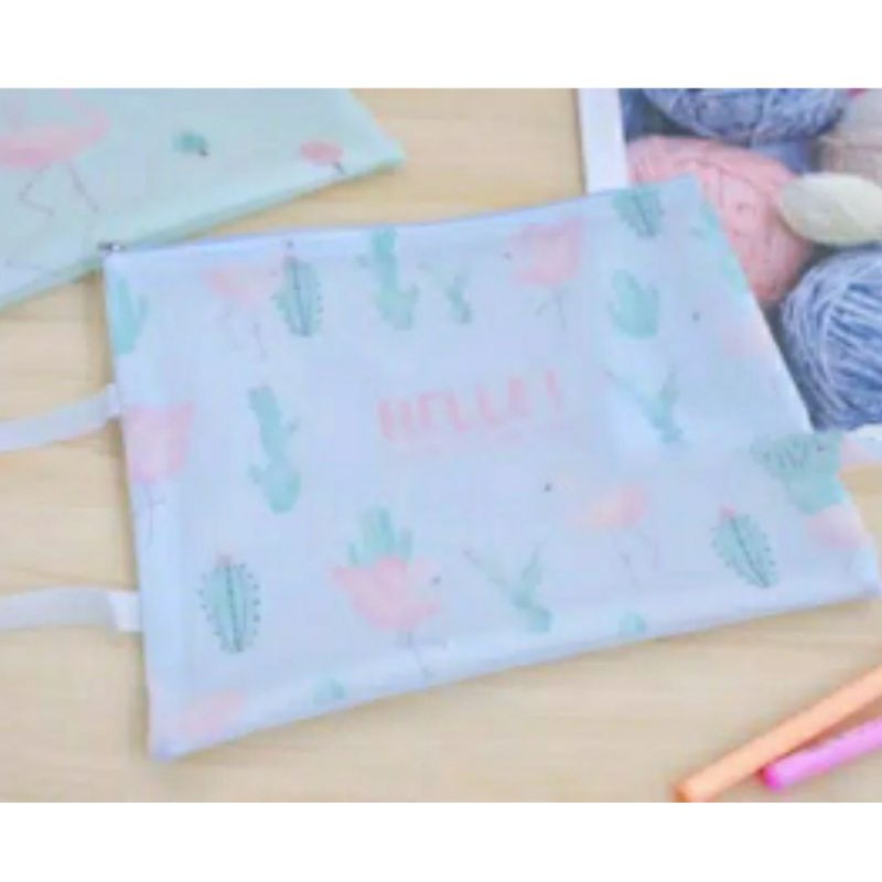 

Tempat / Dompet / Pouch / Organizer / Map Silicone File Document Small Things Motif Lucu Unik Simple