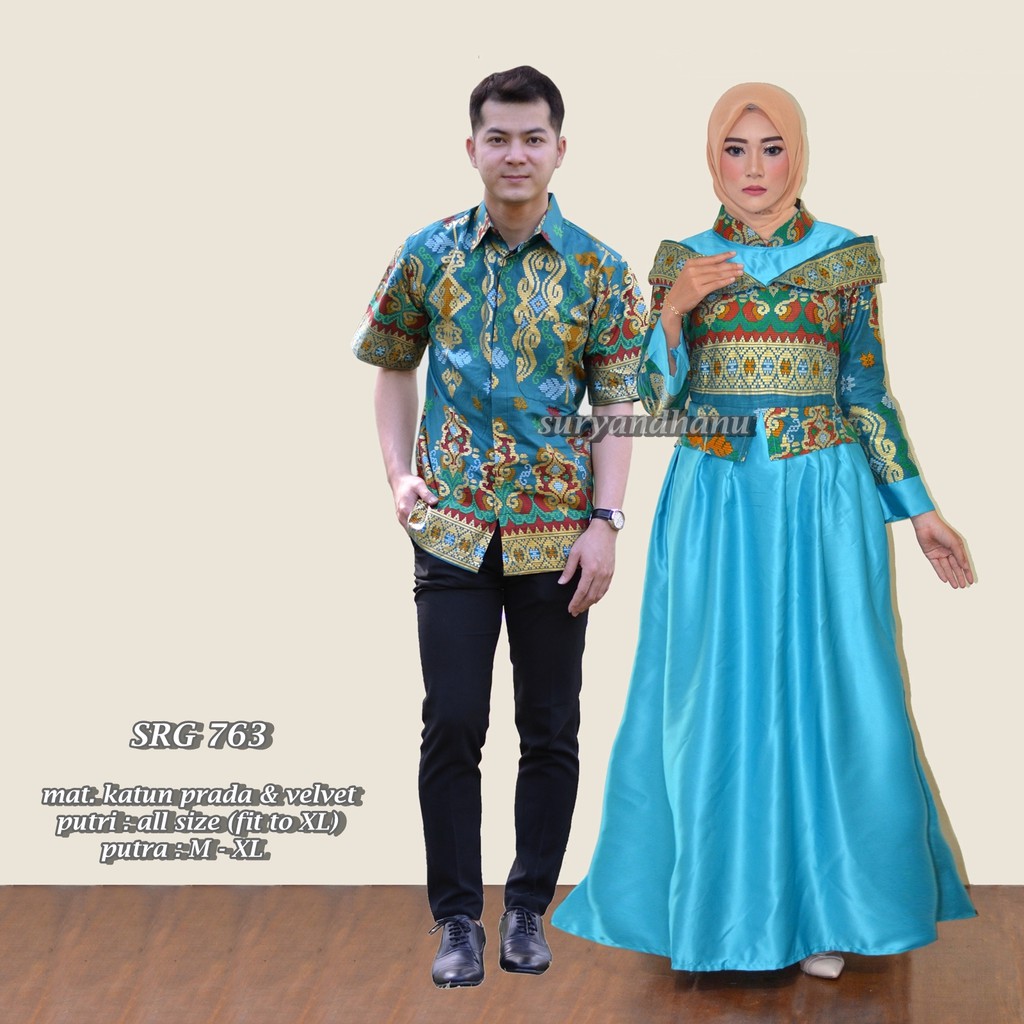 BEST SELLER !! BATIK COUPLE GAMIS BELVANIA Cleopatra 2 SRG 763