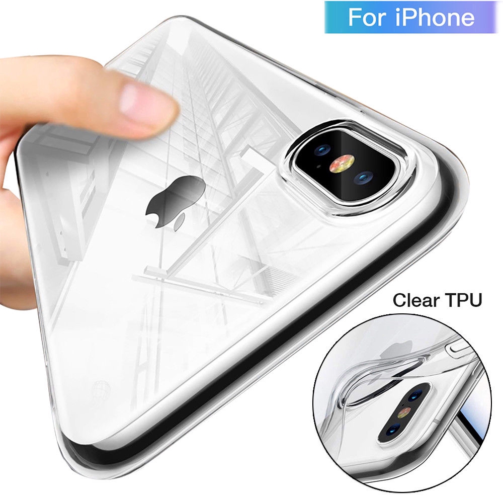 Casing Transparan Ultra Tipis Untuk Iphone Se2 5 5s 6 6s+7 8plus X Xs Xr Max 11 Pro Max