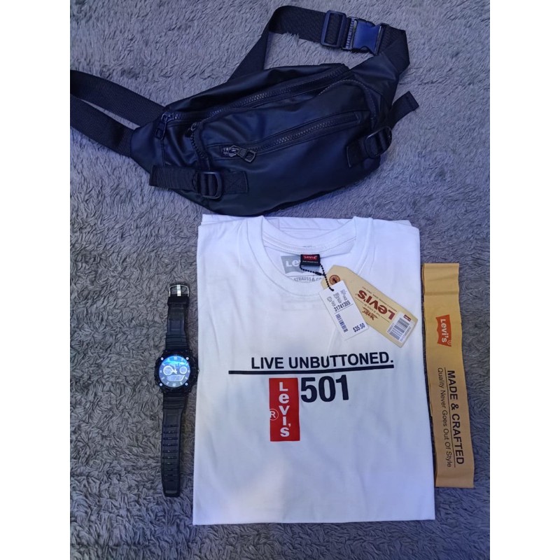 baju kaos Levis 501 premium import