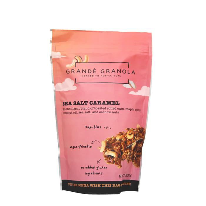 

GRANDE GRANOLA SEA SALT CARAMEL 250GR