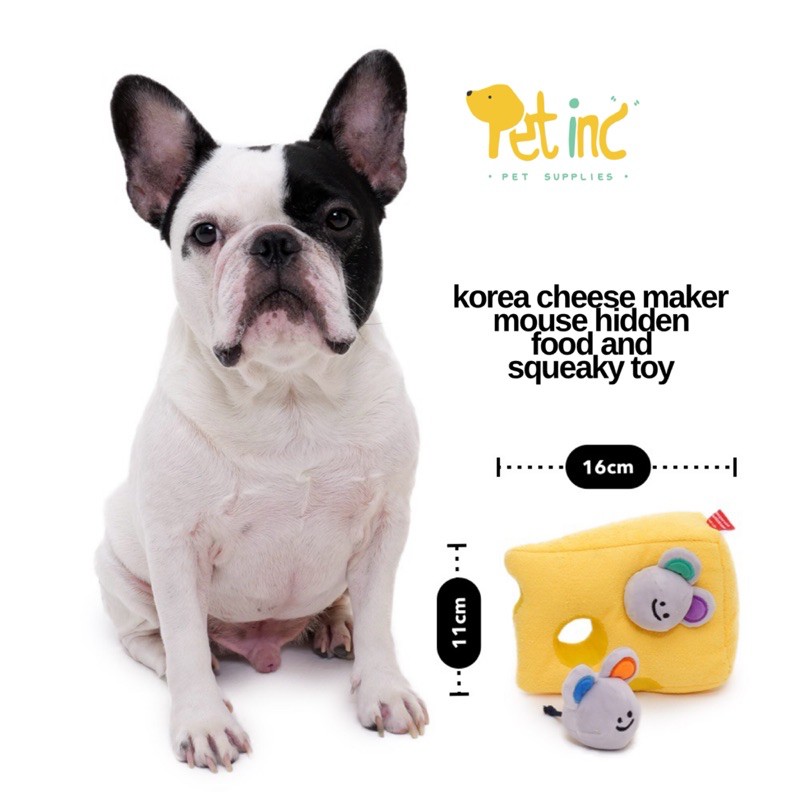 Korea cheesemaker mouse hidden food and squeky toy