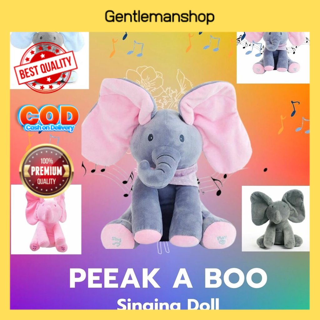 BONEKA GAJAH PEEK E BOO BONEKA GAJAH BISA BERBICARA BONEKA GAJAH BAYI BONEKA GAJAH BISA BERBICARA