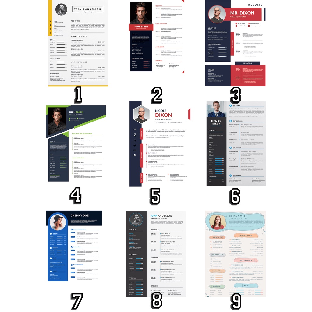 

Design dan Template CV (Curiculume Vitae) Professional dan Menarik