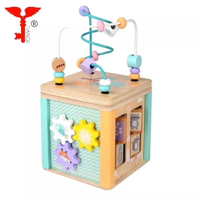 pastel wooden toys