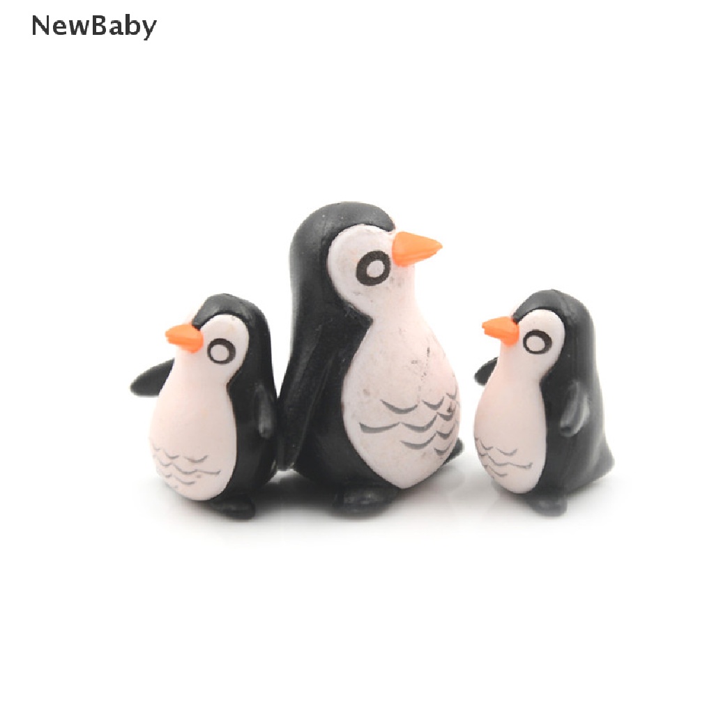 Newbaby 5Pcs Miniatur Pinguin DIY Untuk Dekorasi Rumah Boneka