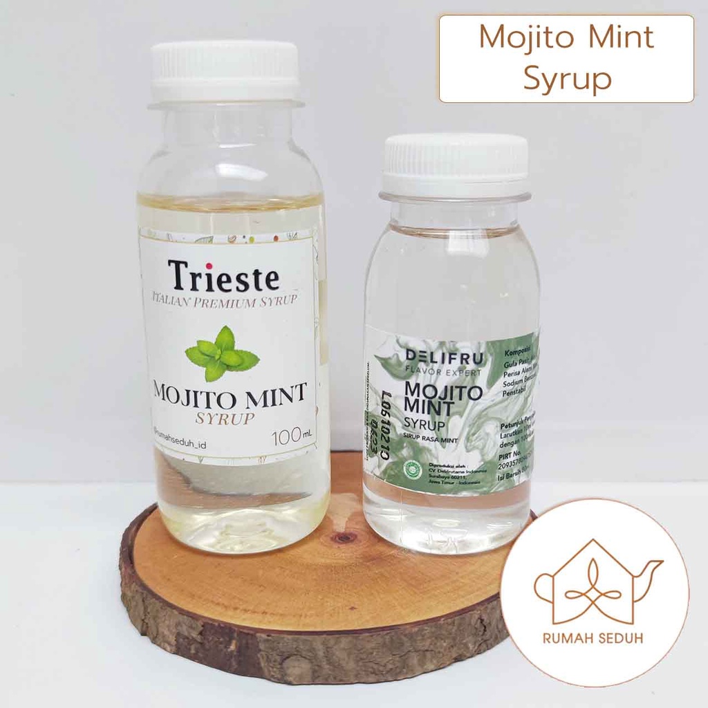 

100 mL Sirup Mojito Mint merk Trieste - Mojito Mint Italian Premium Syrup