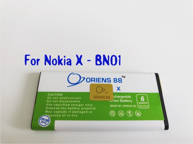 (P) Baterai batre battery Nokia X / BN01 double power/ IC ORIENS88