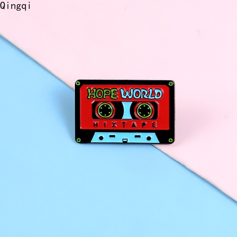 Bros Pin Enamel Bentuk Not Balok Musik Pop Retro Vintage Untuk Aksesoris Fashion Wanita