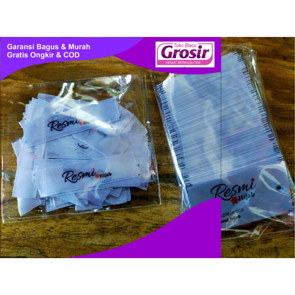 

label hijab satin TB BACKGROUND WARNA
