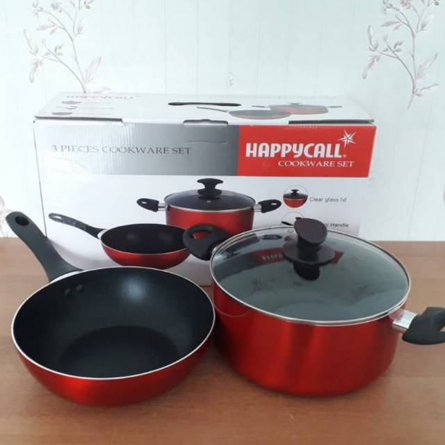 Happy Call Cookware set 3pcs / panci set