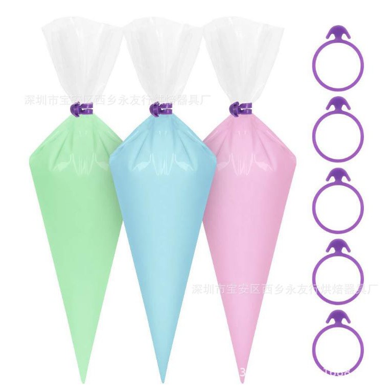 Karet Pengikat Kantong Piping bag Icing Bahan Silikon tali piping bag