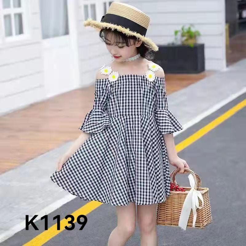 dress anak flower sabrina ( 6-7 tahun)