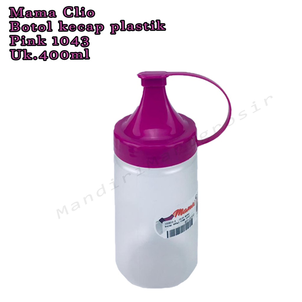 Botol Kecap plastik *Mama Clio * Pink 1043 * 400ml