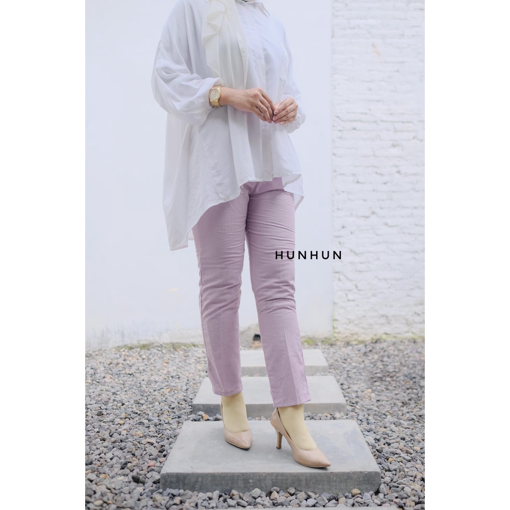 Widi Pants Celana Linen Premium Kulot Wanita Yuna Pants Widie Celana Panjang Linen Rami Hits Ootd Selebgram Fashion Grosir Wanita Pusatgrosir_solo