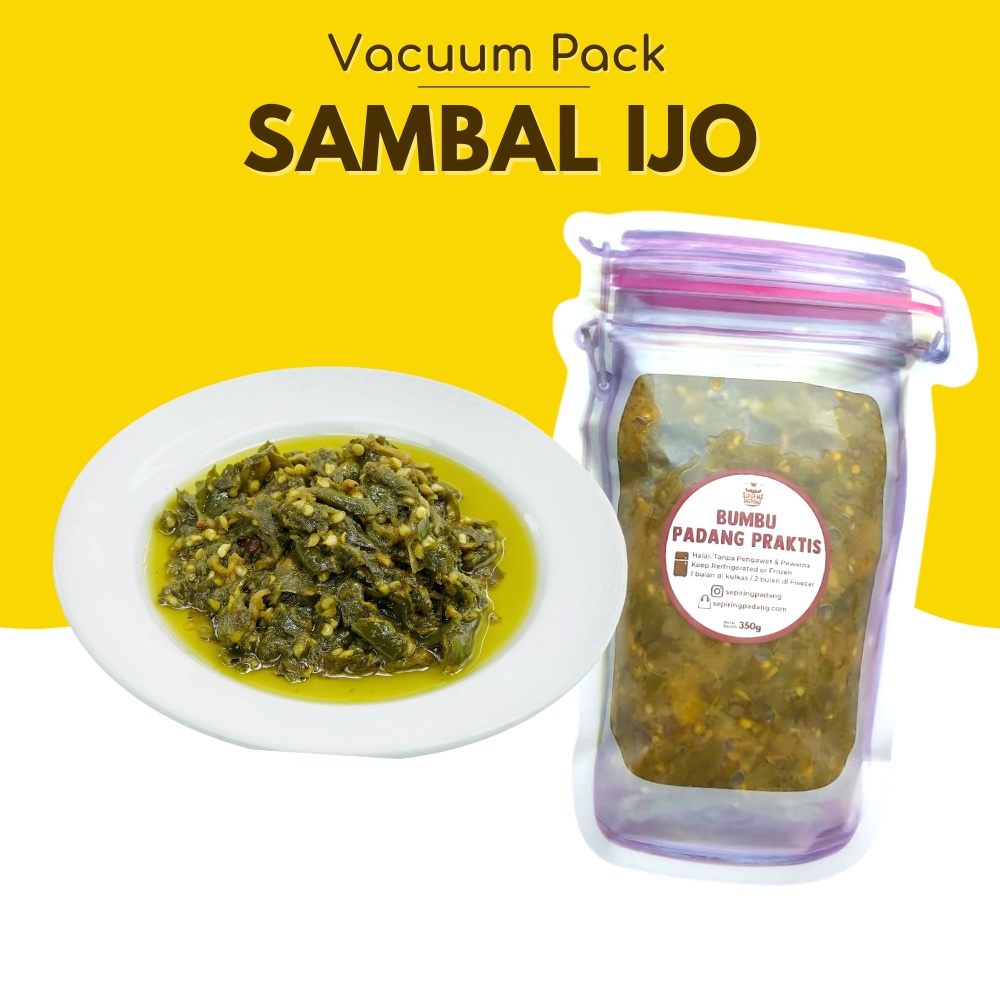 

Sepiring Padang - SAMBAL IJO 100G / 250G