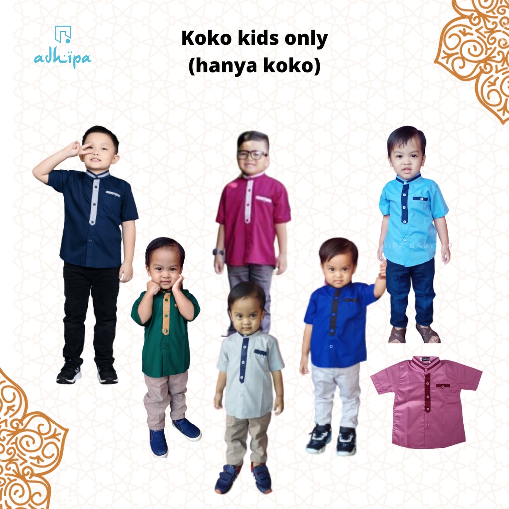 Baju Koko Anak (KIDS ONLY) k1