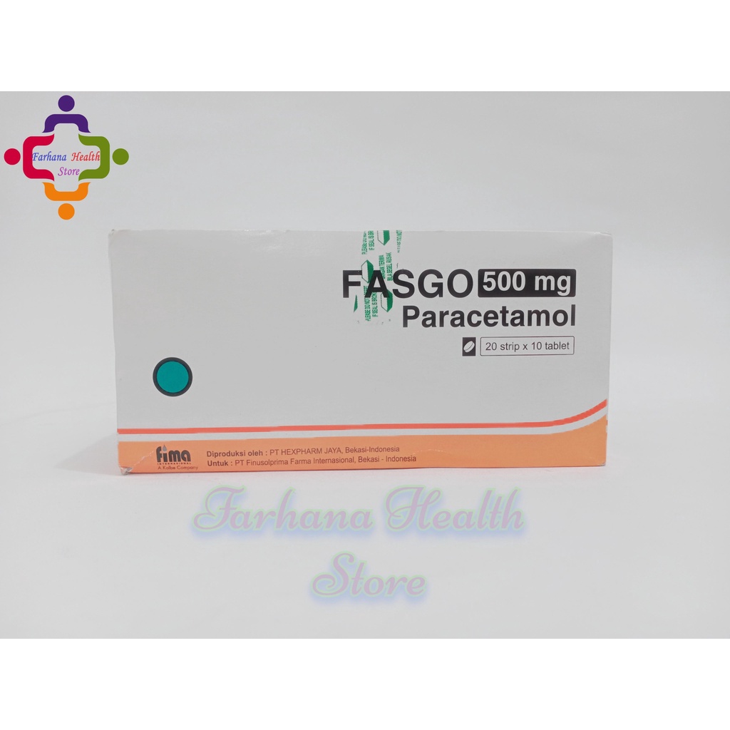 Fasgo 500 mg Paracetamol / Meredakan Nyeri dan Demam