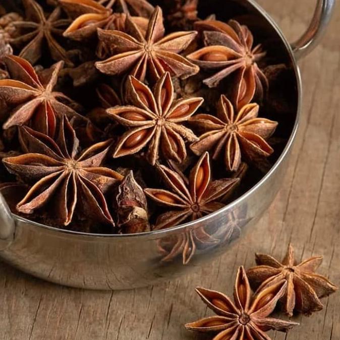 

Bunga Lawang Pekak Star Anise Bumbu Dapur Properti Foto