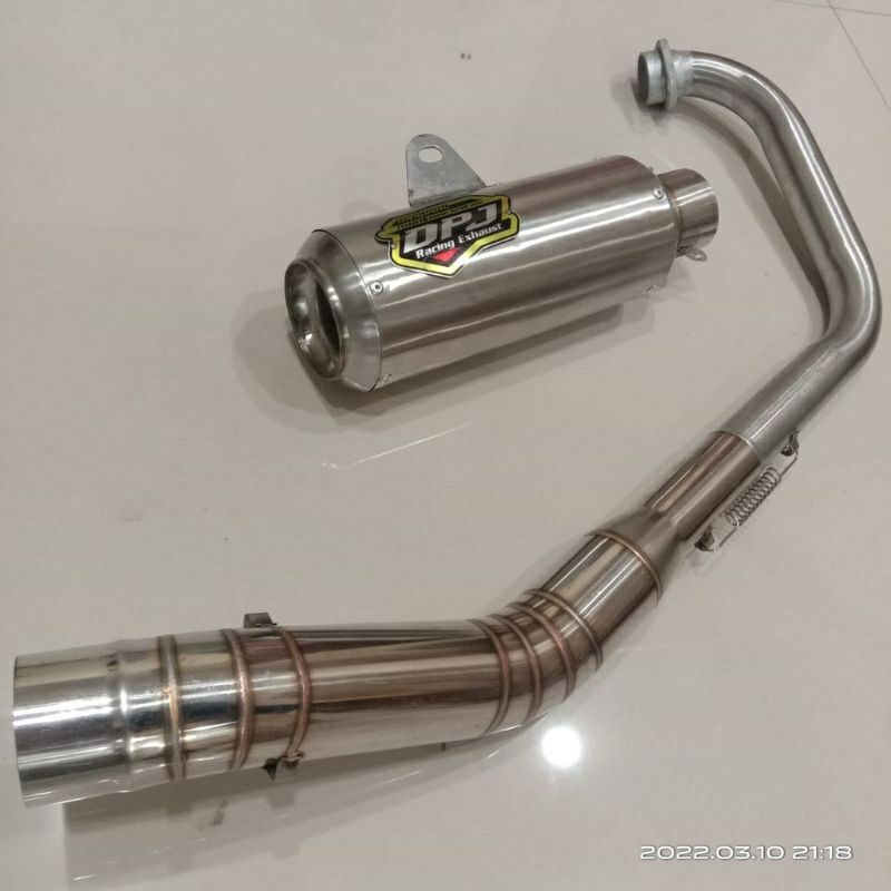 knalpot dpj original gp1 buat motor Vixion full system