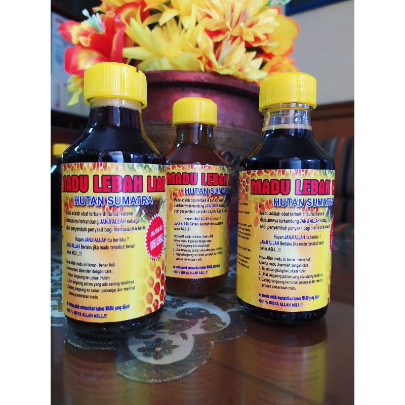 

Madu hitam Lebah Liar Sumatra 200gr