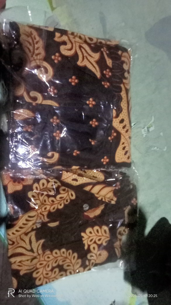 Baju Couple Keluarga Sania Ruffle Batik Couple Ori Ndoro Jowi Dnt Garansi Termurah - Gurita Kuning