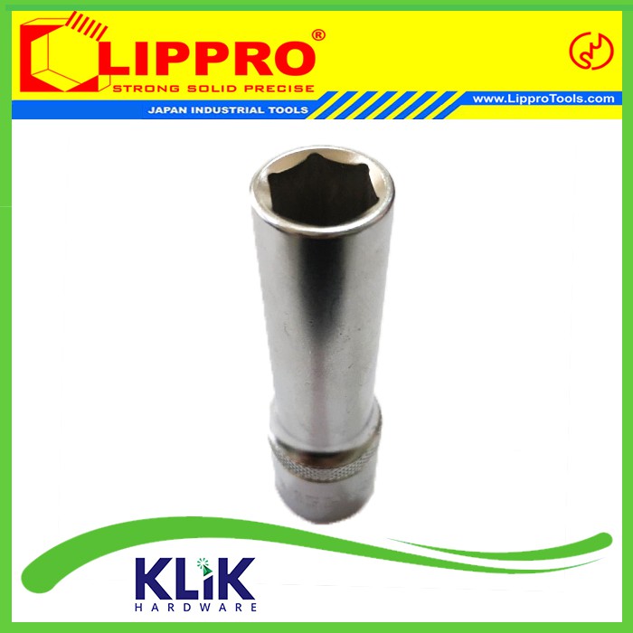 Lippro Deep Socket 1/2&quot; DR 24 mm (6PT/12PT) - Lippro Mata Sok Panjang