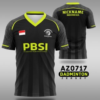 BAJU KAOS JERSEY PBSI BADMINTON AZ0717 ADA SIZE JUMBO