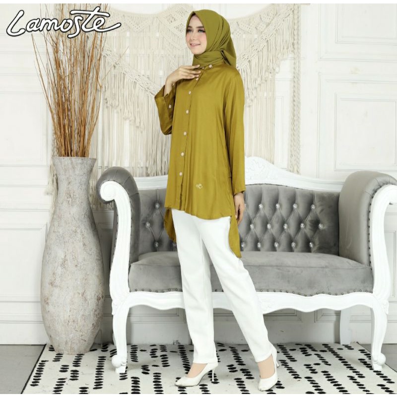 LAMOSTE TUNIK POLOS LD 115, SIMPLE DAN  ELEGAN