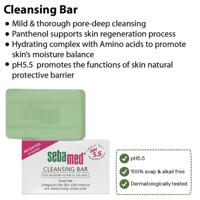 Sebamed Cleansing Bar 150gr