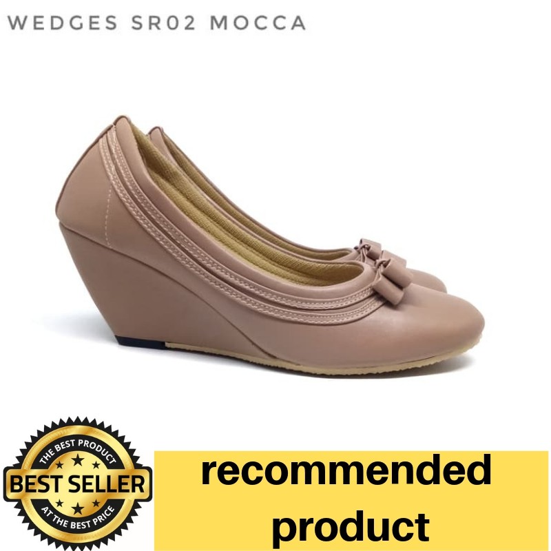 acc ens Wedges Wanita SR02 sepatu wanita