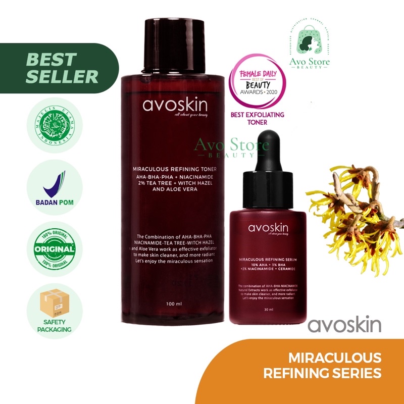 Avoskin Miraculous Refining Series [ Eksfoliasi / Exfoliating ]