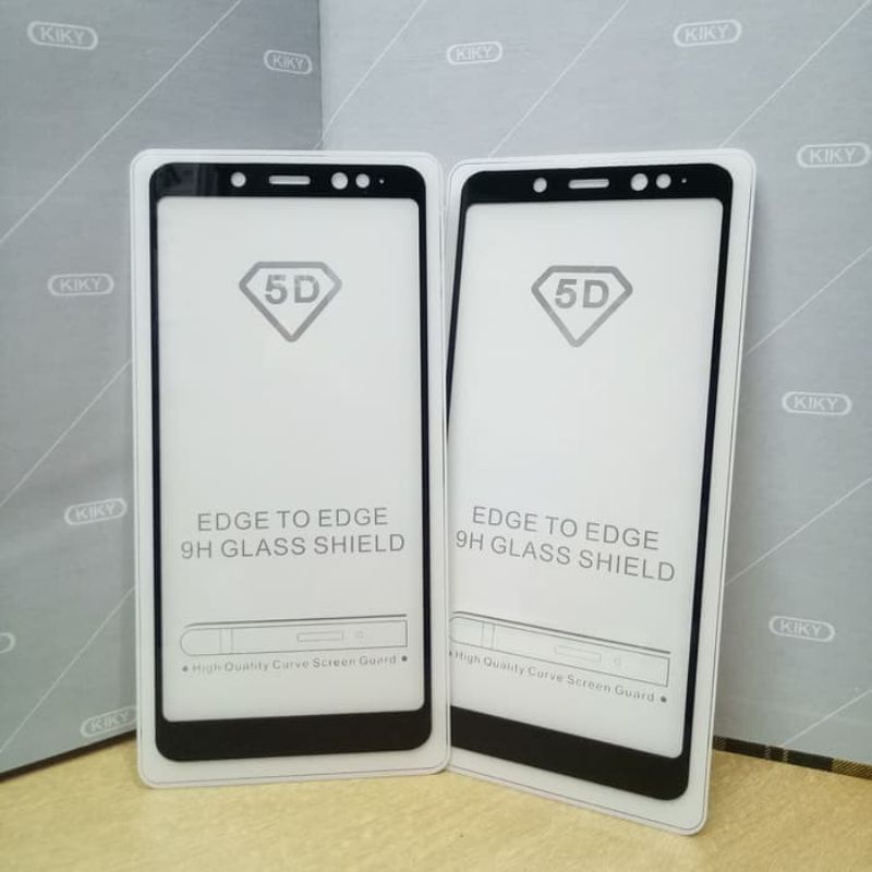 Tempered Glas TG Anti Gores FULL LIST HITAM XIAOMI REDMI NOTE 5 PRO NOTE 5 ORIGINAL