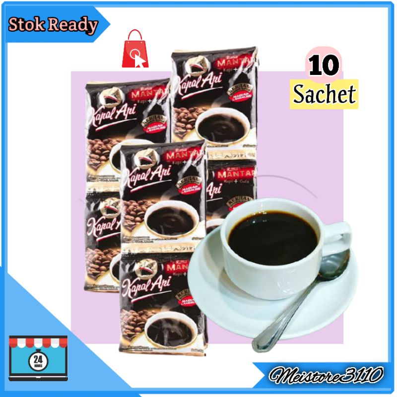 

Kopi Kapal Api Mantap Plus Gula Sachet 10 Murah