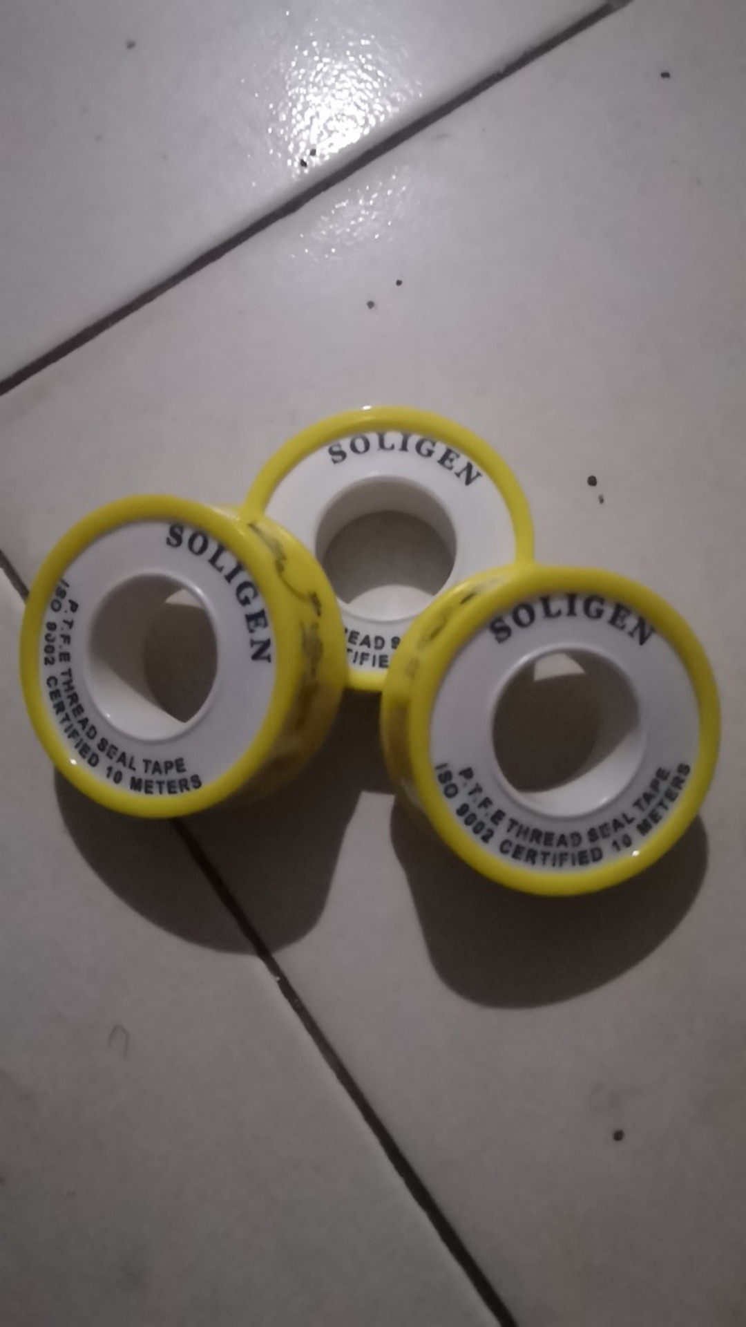 Seal Tape Soligen / Isolasi Kran / Selotip Kran Soligen