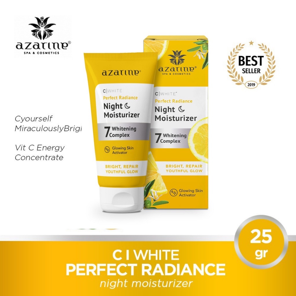 ⭐️ Beauty Expert ⭐️ Azarine C White Perfect Radiance Night Moisturizer 25g