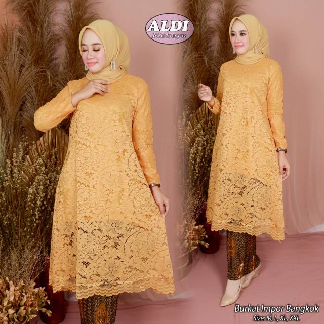 TUNIK MUSLIMAH - SET KEBAYA MODERN TUNIK BRUKAT - KEBAYA PESTA KEKINIAN