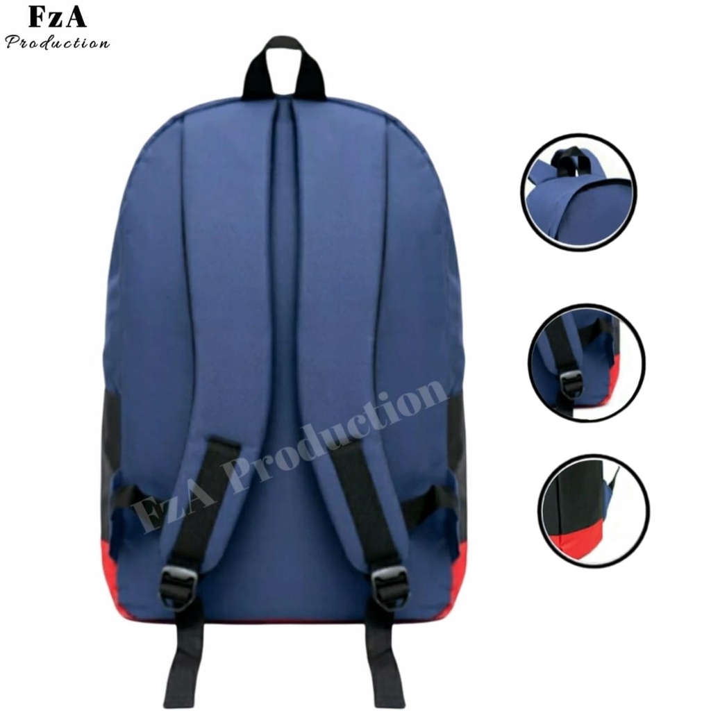 FzA Official - Tas Ransel Punggung Distro Casual Pria Wanita / Tas Ransel Laptop Backpack Original - NRQS