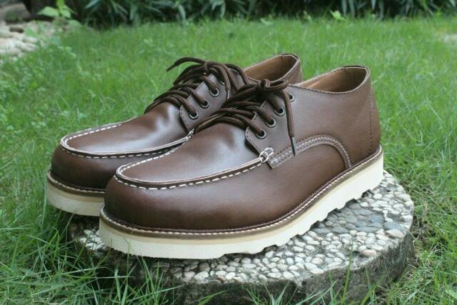 DISC 50% SEPATU LOW BOOT KULIT ASLI BLACKMASTER