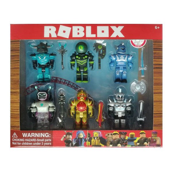 Nl13d Roblox Champions Of Roblox 6 Figure Pack Shopee Indonesia - golden freddy head roblox